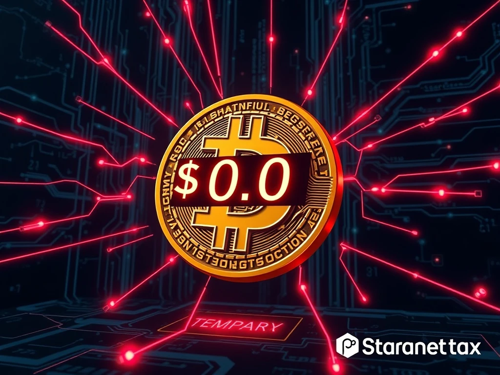 Paradex blockchain rollback triggered after Bitcoin price displayed as $0 due to a database error.