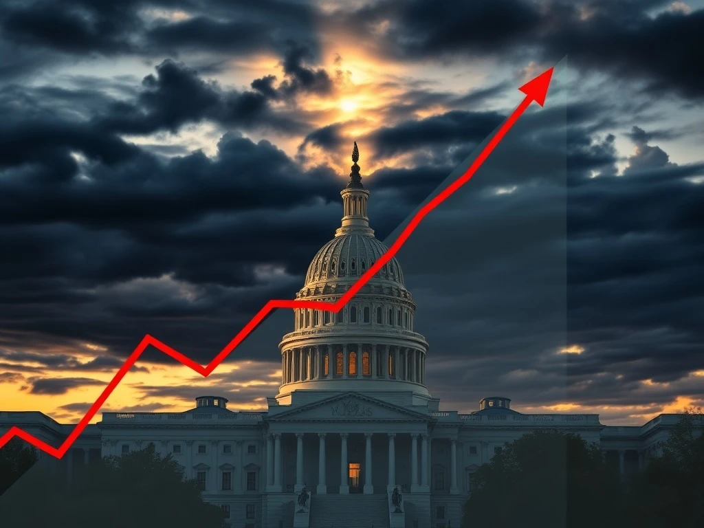 Polymarket data shows a 77% chance of a US government shutdown impacting crypto regulation.