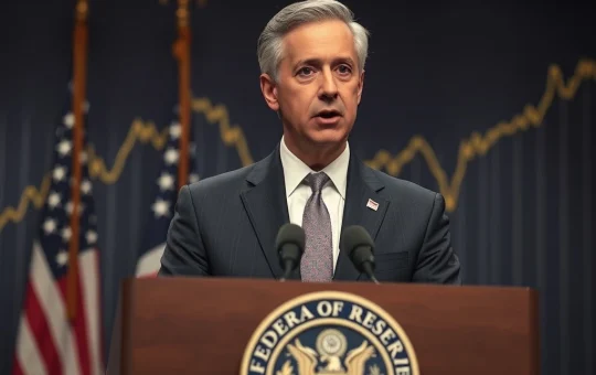 Federal Reserve Chair Jerome Powell addresses questions about the recent surge in gold prices during a press briefing.