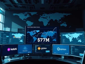 Global prediction market daily volume hits a record $700 million milestone, led by Kalshi.