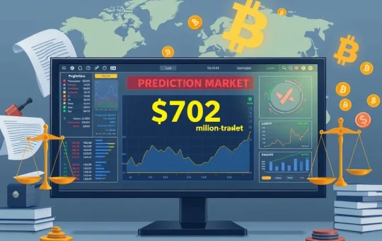Prediction market trading volume hits $702 million record despite regulatory scrutiny in 2026