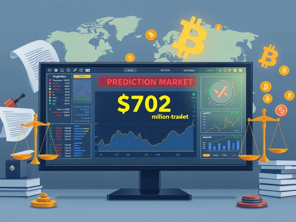 Prediction market trading volume hits $702 million record despite regulatory scrutiny in 2026