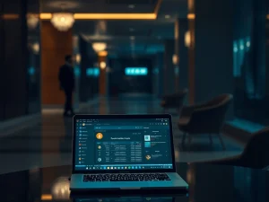 How public WiFi crypto theft occurs in hotels through network surveillance and approval scams.