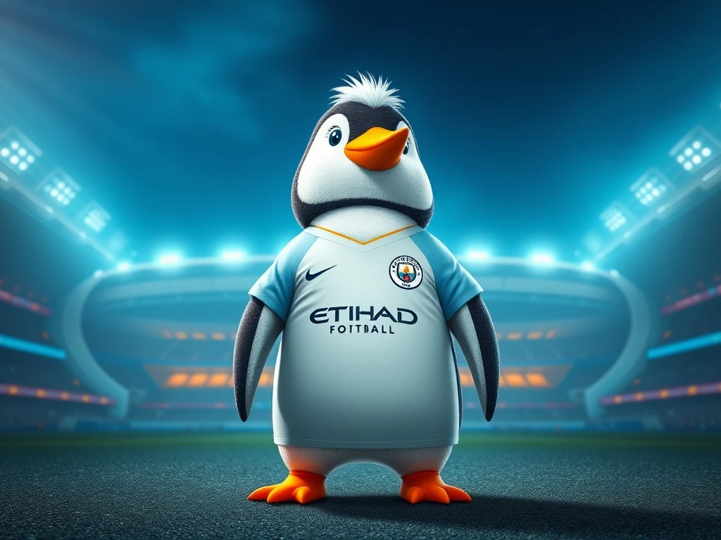 Pudgy Penguins and Manchester City partnership announcement for exclusive NFT merchandise collaboration