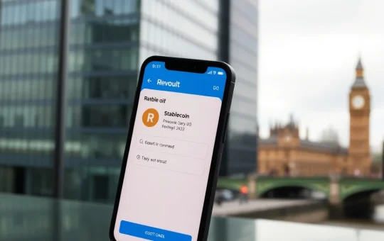 Revolut stablecoin payment volume growth showing $10.5 billion transaction milestone in digital banking