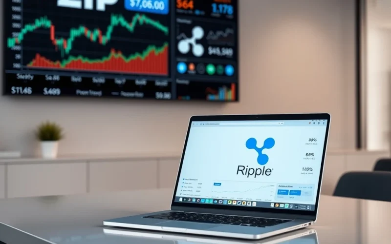 Ripple's XRP sales strategy analysis showing token distribution and market impact data visualization