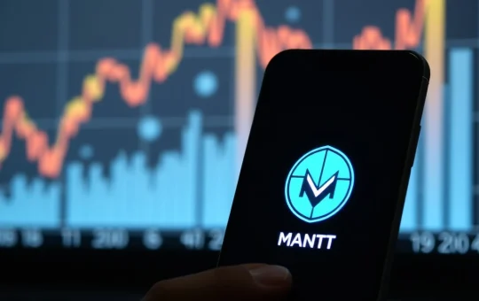 Robinhood app listing the Mantle MNT cryptocurrency token for spot trading