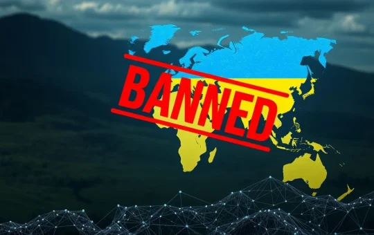 Russia bans WhiteBIT cryptocurrency exchange for supporting Ukraine military with financial aid.