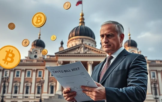 Russian State Duma considers cryptocurrency legislation with $4,000 annual purchase limit for individual investors