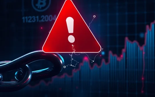 Illustration of the Saga blockchain exploit causing a security breach and stablecoin depegging.