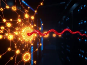 Visualization of the Saga protocol security breach and $7 million exploit on its blockchain network.