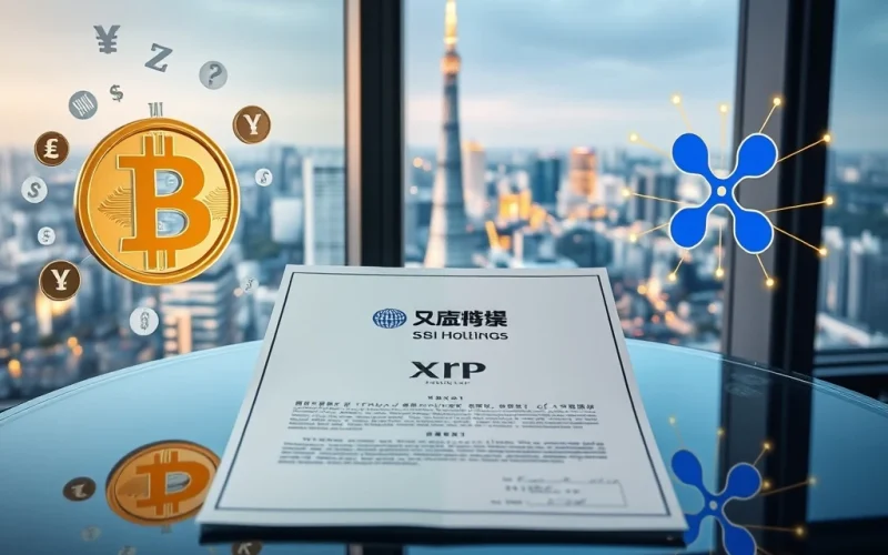 SBI Holdings applies for Japan's first combined Bitcoin and XRP cryptocurrency ETF with financial regulators