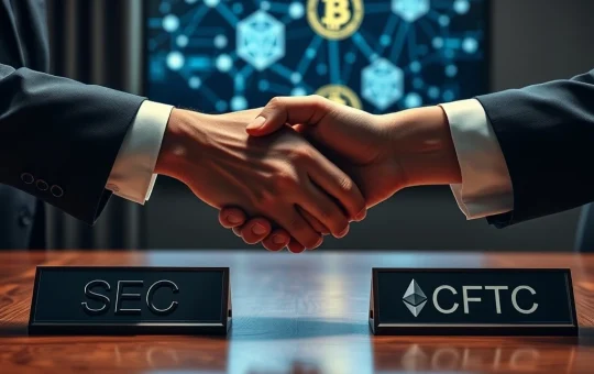 SEC and CFTC sign a Memorandum of Understanding for cryptocurrency regulation cooperation.