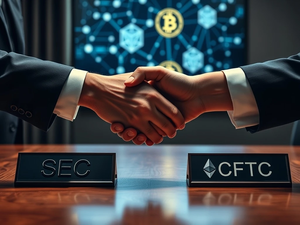 SEC and CFTC sign a Memorandum of Understanding for cryptocurrency regulation cooperation.