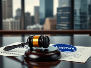 SEC dismisses civil action against Gemini with prejudice following settlement and investor recovery agreement.