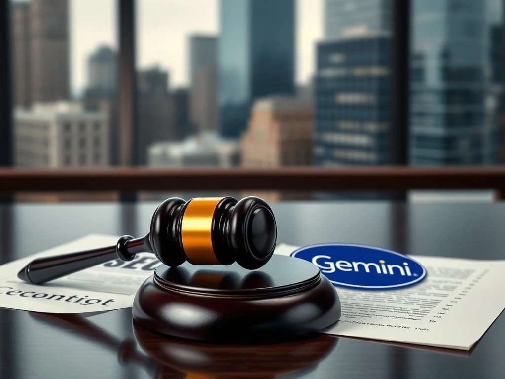 SEC dismisses civil action against Gemini with prejudice following settlement and investor recovery agreement.