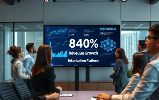 Securitize tokenization platform achieves 840% revenue growth ahead of Cantor Fitzgerald SPAC merger