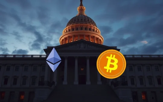 U.S. Capitol Building representing the delayed crypto bill markup after Coinbase's withdrawal