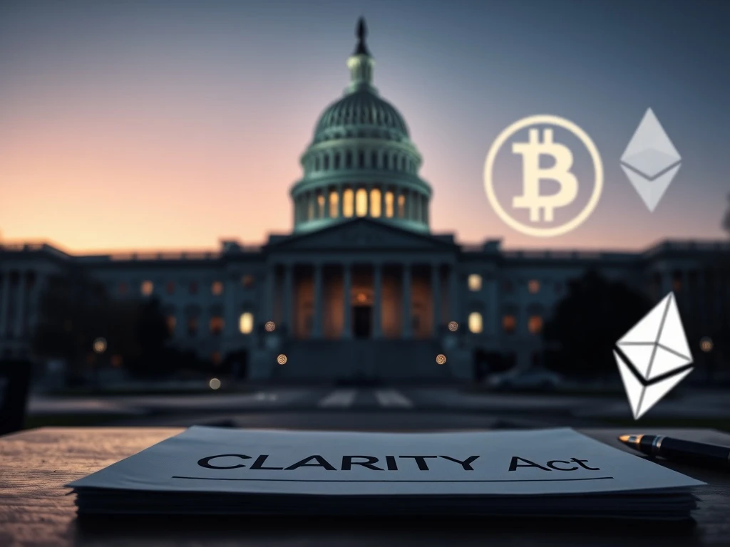 US Senate crypto bill delay impacts CLARITY Act markup timeline for cryptocurrency regulation