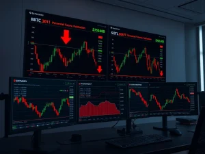 Analysis of crypto futures liquidations showing short positions dominating Bitcoin, Ethereum, and Solana markets