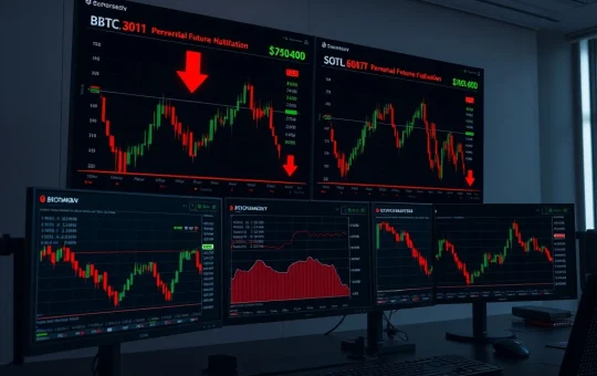 Analysis of crypto futures liquidations showing short positions dominating Bitcoin, Ethereum, and Solana markets