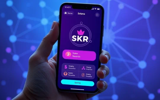 Solana Mobile SKR token airdrop for Seeker smartphone users with staking rewards