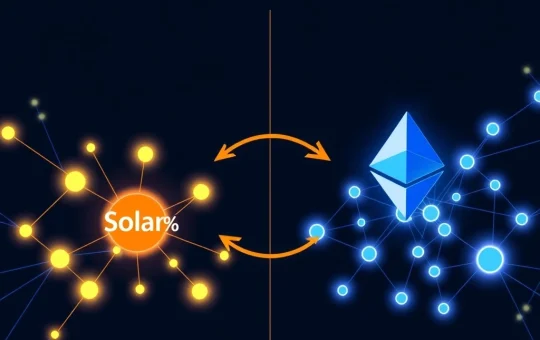 Visual comparison of Solana and Ethereum staking ratios showing economic strength differences