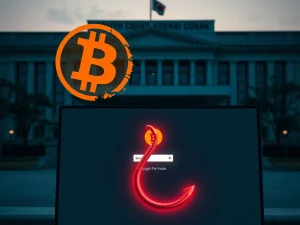 South Korean prosecutors office targeted in a multi-million dollar Bitcoin phishing theft, symbolizing digital asset security risks.