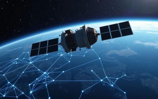 SpaceCoin's SPACE token enables a decentralized satellite communication network for global connectivity.