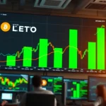 Spot Bitcoin ETF weekly inflows surge to $1.42 billion as institutional investors return to cryptocurrency markets.