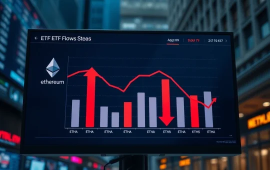 Spot Ethereum ETFs experience continued investor withdrawals and declining fund flows in January 2025
