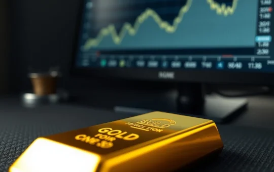 Gold bullion bar representing the spot gold price reaching a new all-time high above $5,100 per ounce.