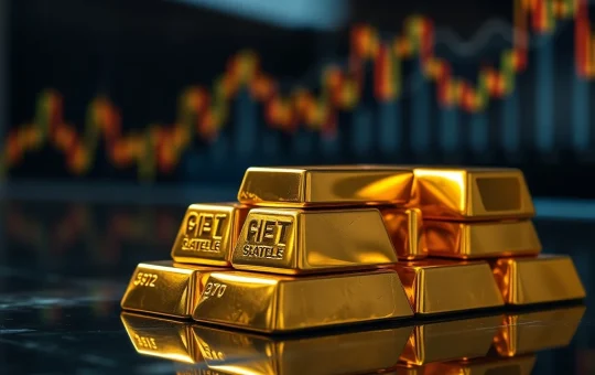 Spot gold and silver bullion representing new all-time high prices in commodity markets.