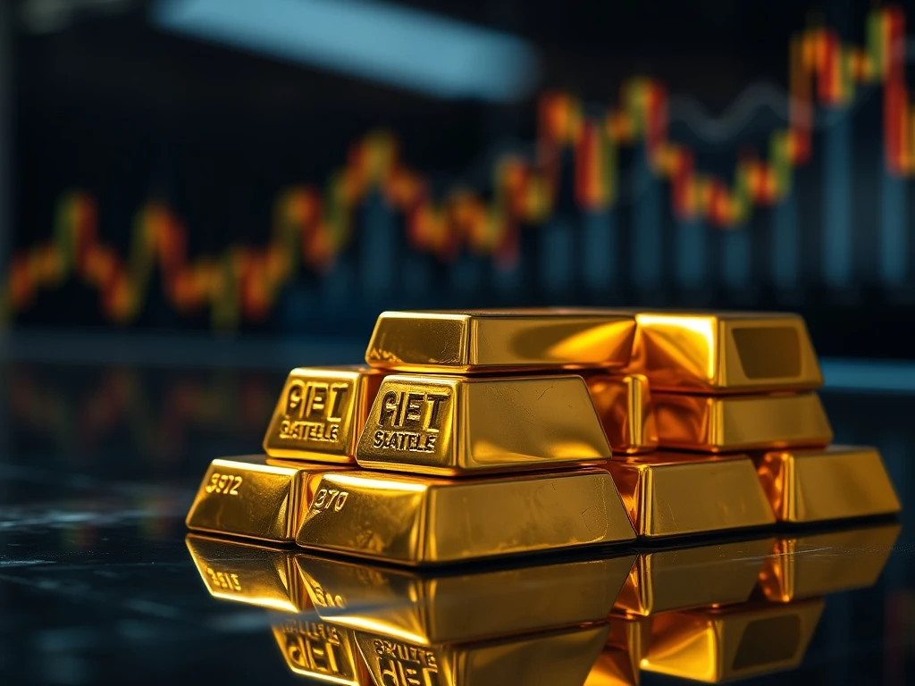 Spot gold and silver bullion representing new all-time high prices in commodity markets.