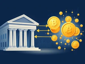 Stablecoin bank run analysis showing tension between traditional banking and cryptocurrency markets in 2025