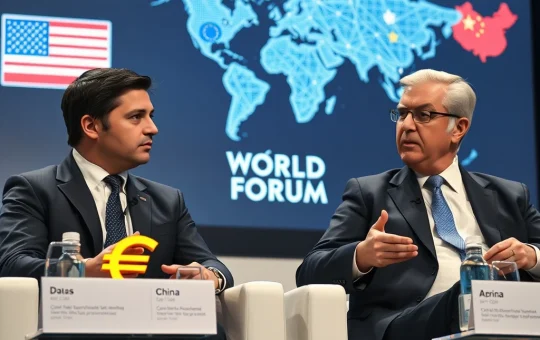 Coinbase CEO and Bank of France Governor debate stablecoin interest payments at the World Economic Forum.