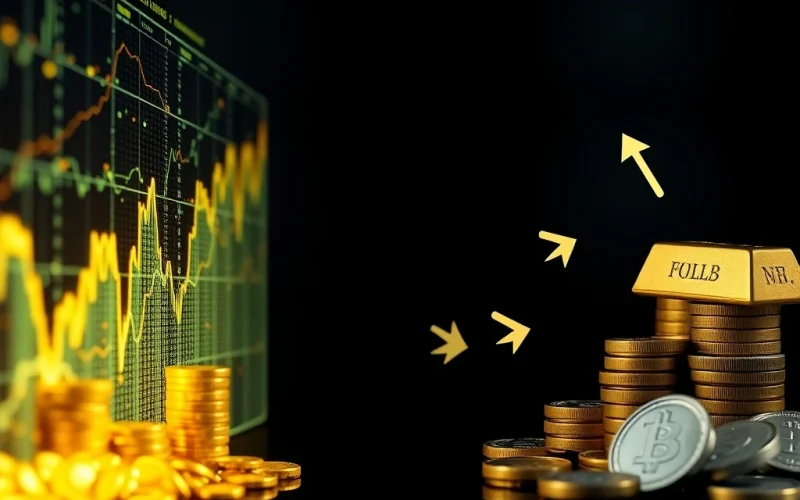 Capital rotation from stablecoin market cap to gold and silver safe havens during market uncertainty