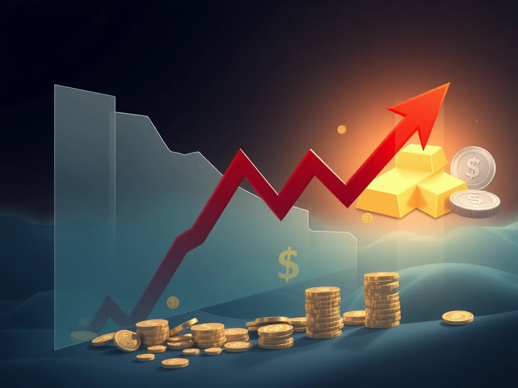 Chart illustrating the $2.24 billion stablecoin market cap drop causing a cryptocurrency liquidity crisis.