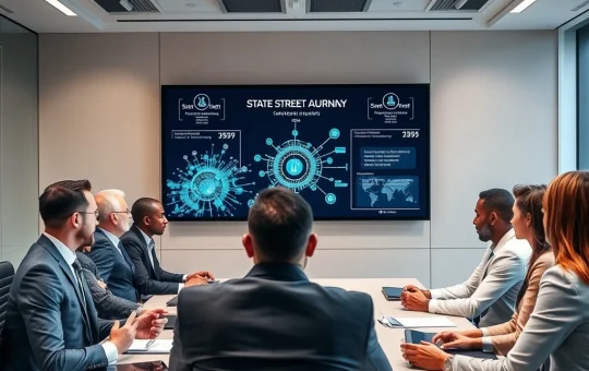 State Street institutional crypto tokenization platform for digital asset custody and blockchain banking services