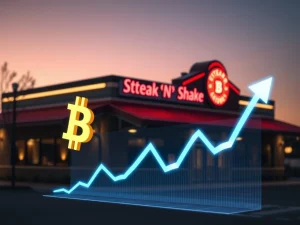 Steak 'n Shake corporate Bitcoin investment strategy and crypto adoption news