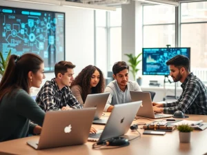 Junior developers participating in the Sui blockchain internship program at Mysten Labs