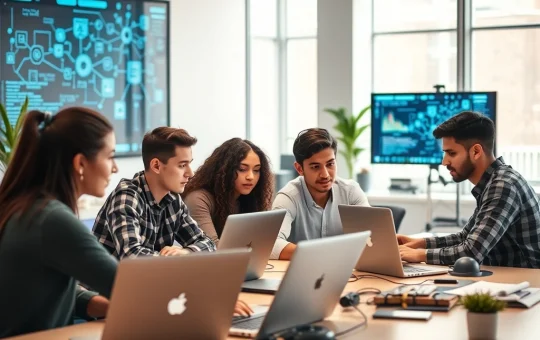 Junior developers participating in the Sui blockchain internship program at Mysten Labs