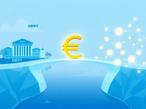 SWIFT and SG-Forge bridge traditional finance and blockchain for euro stablecoin tokenized bond payments.