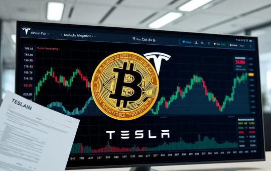 Tesla maintains Bitcoin holdings despite significant accounting loss under new valuation rules