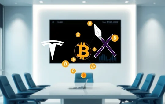 Tesla SpaceX merger creating major corporate Bitcoin holder with cryptocurrency market impact