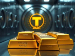 Tether's 2025 gold purchase strengthens USDT stablecoin reserves and blockchain security.