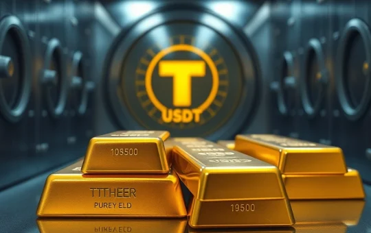 Tether's 2025 gold purchase strengthens USDT stablecoin reserves and blockchain security.