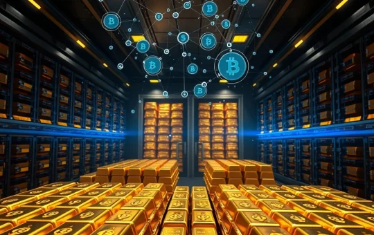Tether's gold reserves in secure vaults back its tokenized assets as demand surges.