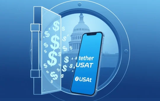 Tether's new USAt stablecoin launch under the GENIUS Act for regulated digital dollars.