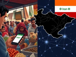 Tether's dual role in Venezuela and Iran showing stablecoin adoption alongside sanction evasion concerns